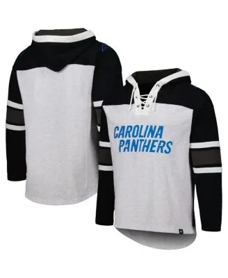 Youth Black Carolina Panthers Logo Pullover Hoodie 