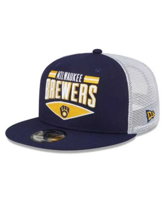 Men's Milwaukee Brewers '47 Gold Secondary Trucker Snapback Hat