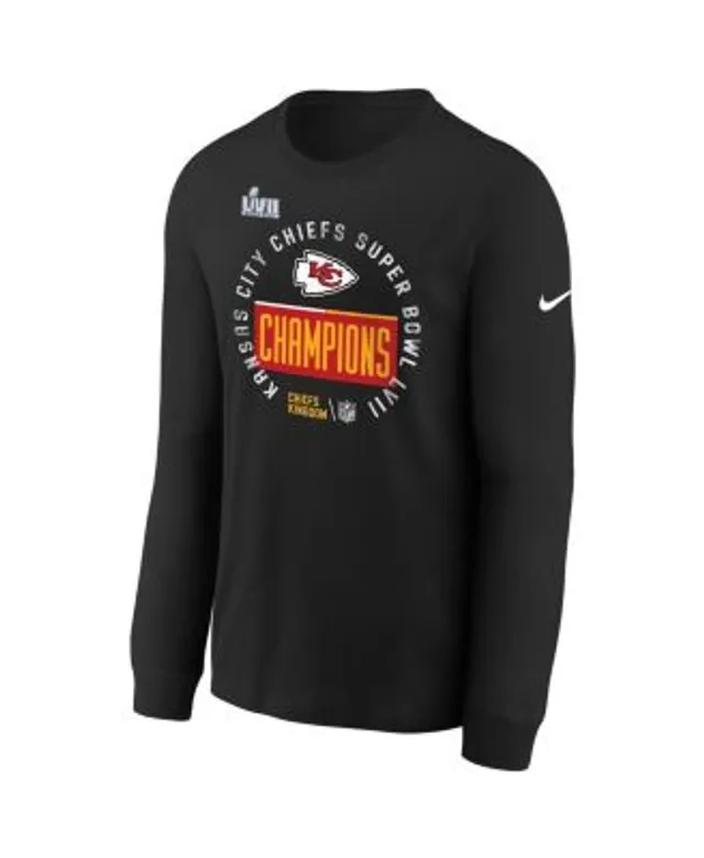Kansas City Chiefs Nike 2020 AFC Champions Locker Room Trophy Collection T- Shirt - Heather Gray