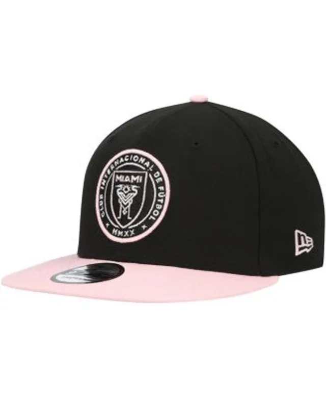 Men's Inter Miami CF New Era Black/Pink MLS Team Logo 9TWENTY