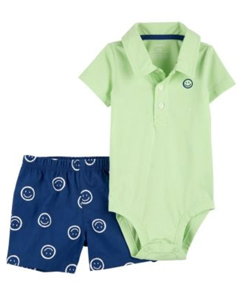 infant polo shorts