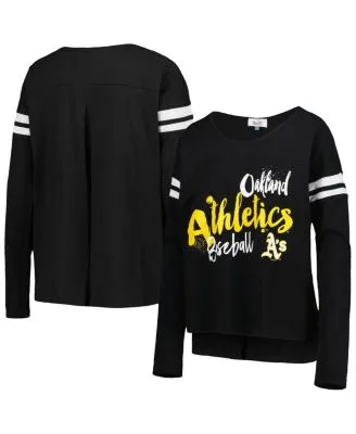 Women's Nike Gold Oakland Athletics Baseball T-Shirt