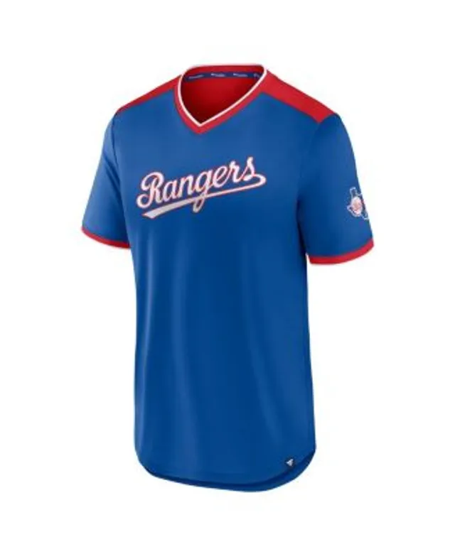 Lids Texas Rangers Fanatics Branded True Classics Walk-Off V-Neck