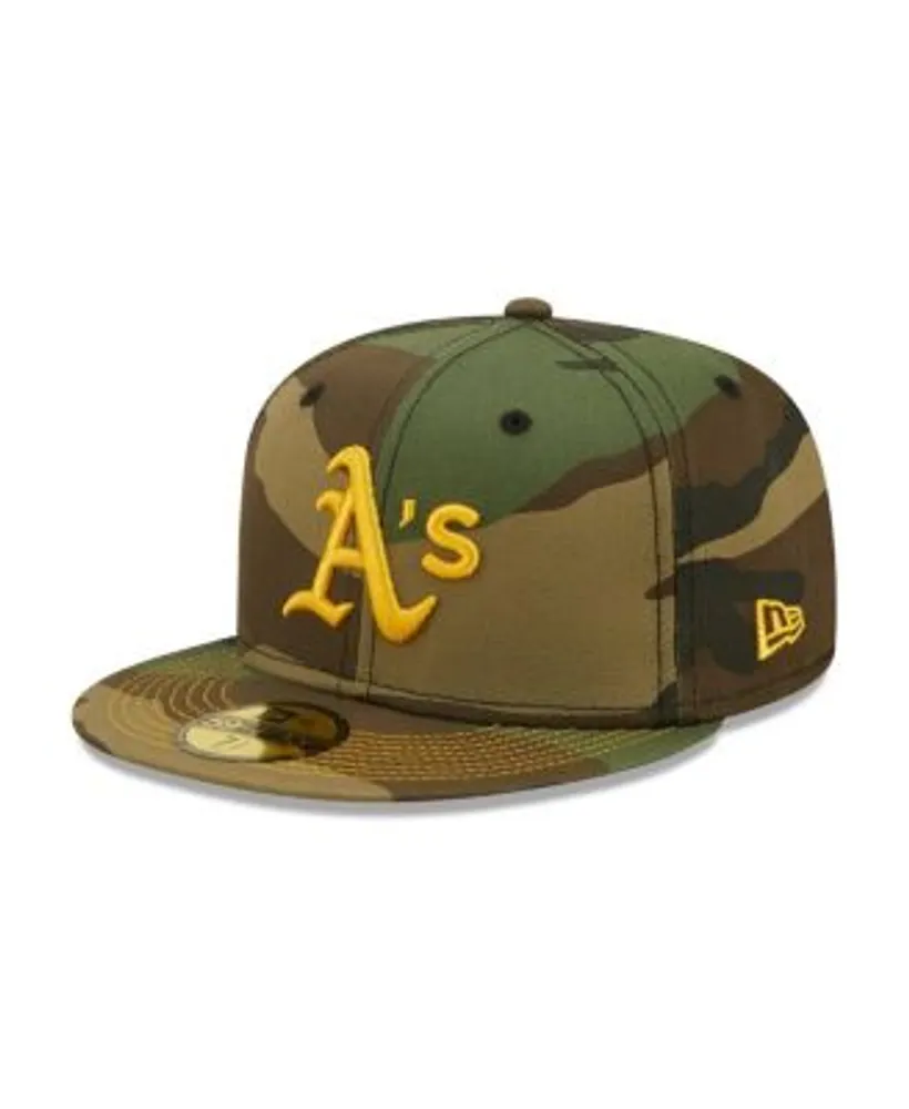 Men's New Era Gold Oakland Athletics Color Pack 59FIFTY Fitted Hat