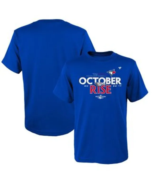 Men's Toronto Blue Jays Fanatics Branded Royal 2023 Postseason Locker Room  T-Shirt