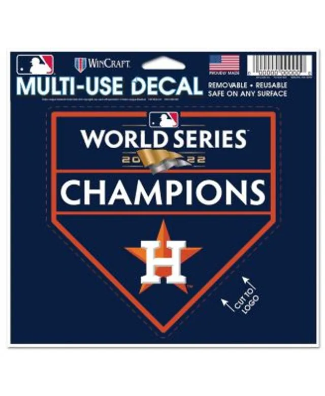 Wincraft Houston Astros 2022 World Series Champions 8 x 8 Perfect Cut  Decal