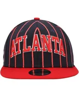 Men's Atlanta Braves New Era Navy/Red Team Color 9FIFTY Snapback Hat