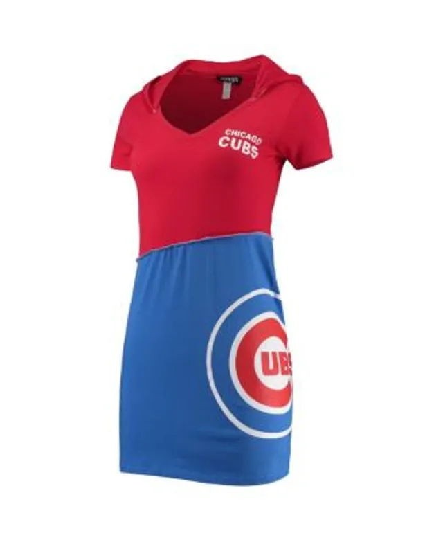 Chicago Cubs Refried Apparel Women's Hoodie Dress - Red/Royal