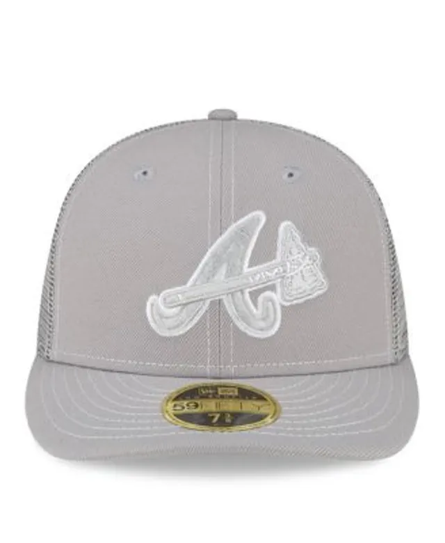 Atlanta Braves New Era 2022 Batting Practice Low Profile 59FIFTY Fitted Hat  - White