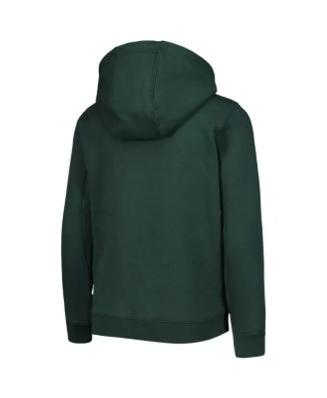 Oakland Athletics Youth Team Color Wordmark Full-Zip Hoodie - Green