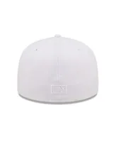 New Era Men's Miami Marlins White on 59FIFTY Fitted Hat
