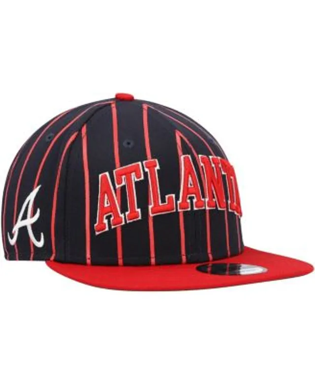 New Era Men's Navy and Red Atlanta Braves City Arch 9FIFTY Snapback Hat
