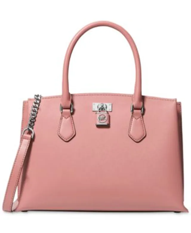 Brahmin Small Caroline Melbourne Embossed Leather Satchel - Macy's