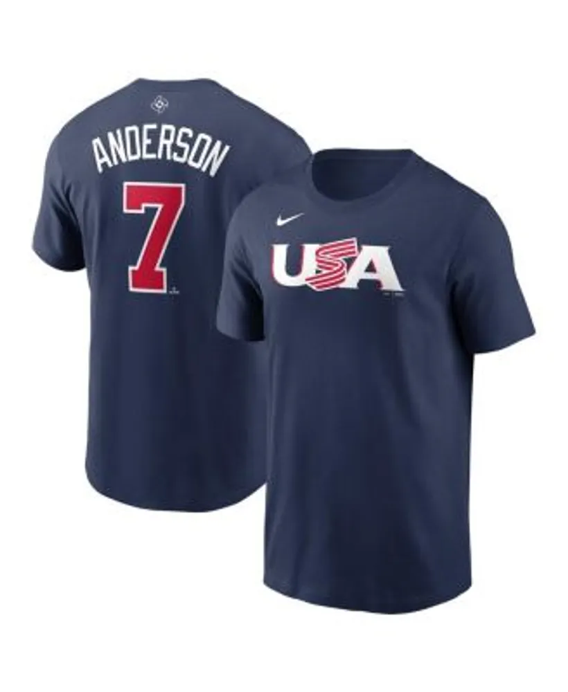 Men's Nike Tim Anderson Black Chicago White Sox City Connect Name & Number T-Shirt Size: Small