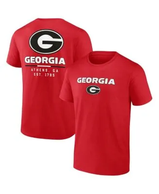 Men's Fanatics Branded White Georgia Bulldogs Game Day 2-Hit T-Shirt