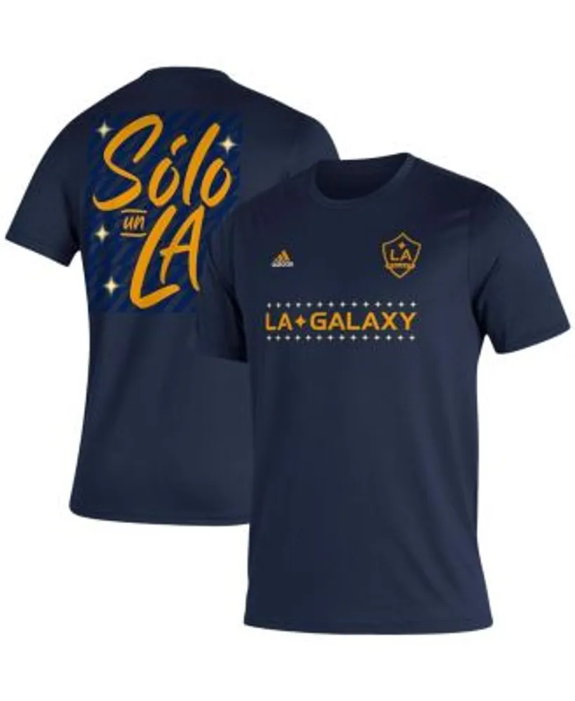 Adidas Men's Navy LA Galaxy Jersey Hook AEROREADY T-shirt