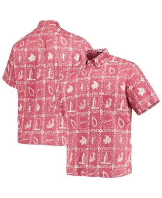 Men's Reyn Spooner Orange Houston Astros Kekai Button-Down Shirt Size: Small