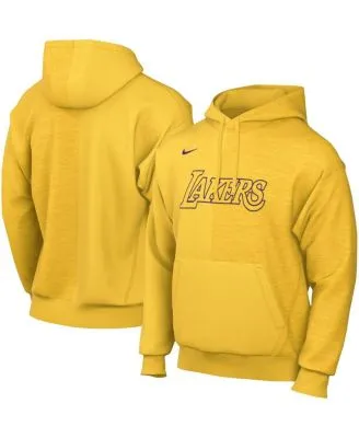 Men's Nike Anthracite Los Angeles Rams Prime Logo Name Split Pullover Hoodie