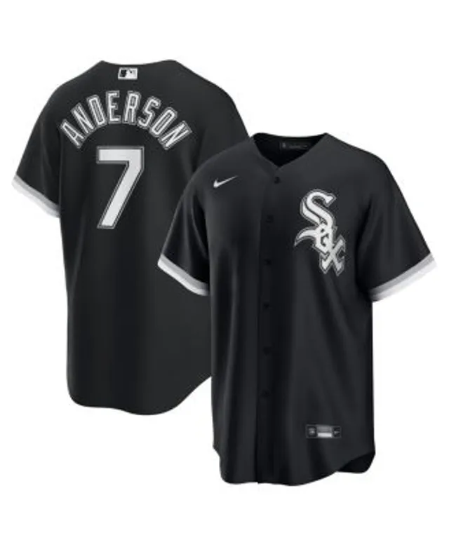 Nike Men's Chicago White Sox Tim Anderson Home White Replica Player Name Jersey M / White