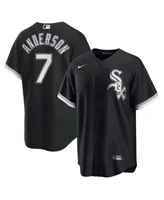 Nike Men's Chicago White Sox Tim Anderson Home White Replica Player Name Jersey