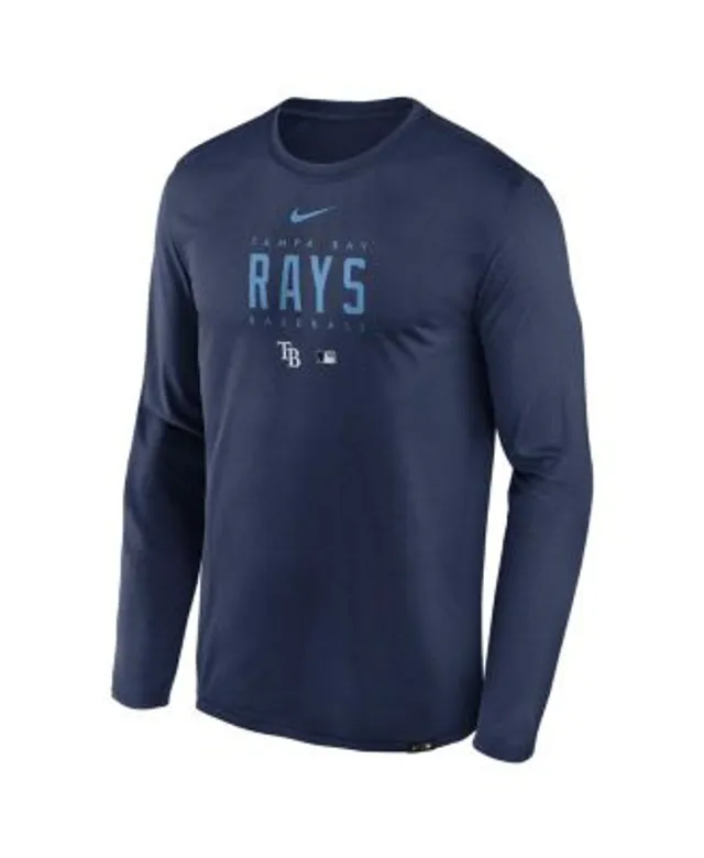 Tampa Bay Rays Nike Authentic Collection Game Raglan Performance Long  Sleeve T-Shirt - Gray