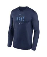 Youth Tampa Bay Rays Nike Navy Authentic Collection Practice Velocity  Performance T-Shirt
