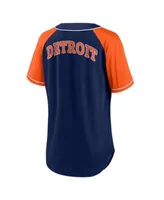 Detroit Tigers Fanatics Branded Women's Ultimate Style Raglan V