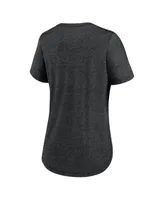 Women's San Francisco Giants Nike Heathered Black Tri-Blend