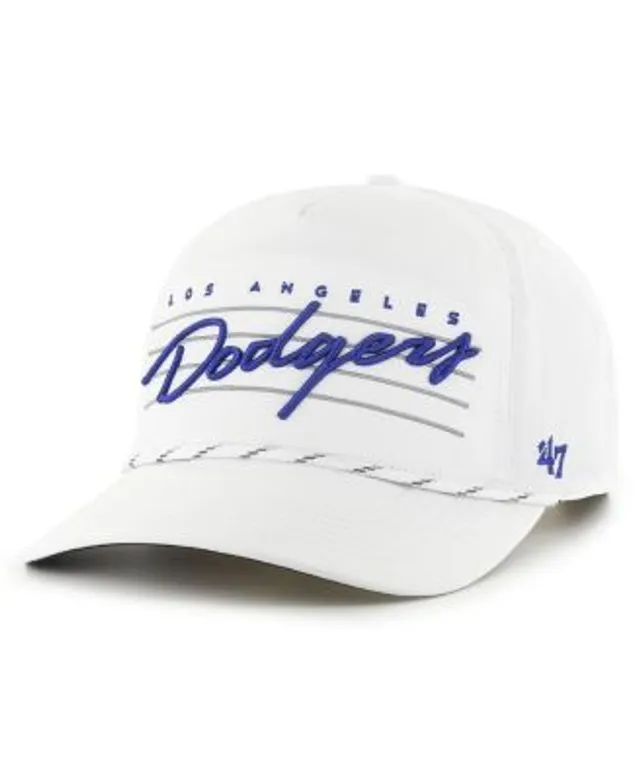 47 Brand Men's White Los Angeles Lakers Downburst Hitch Snapback Hat