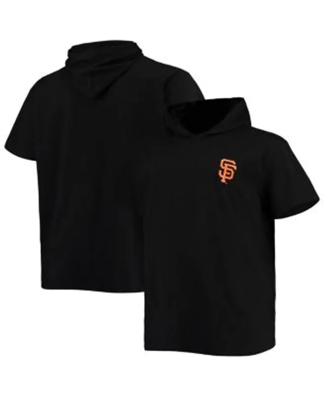 Stitches Men's Heathered Black San Francisco Giants Raglan Short Sleeve  Pullover Hoodie - Macy's