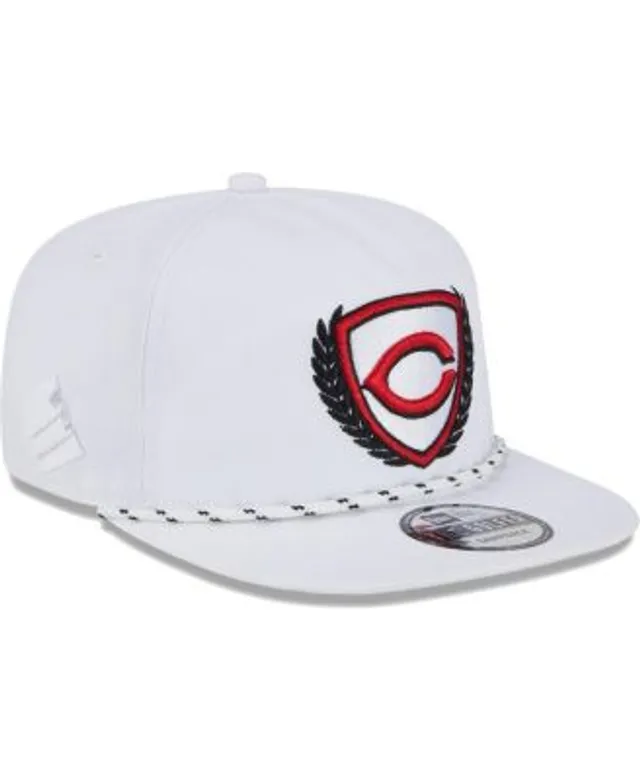 New Era Reds Logo Patch 9FORTY Trucker Snapback Hat - Men's