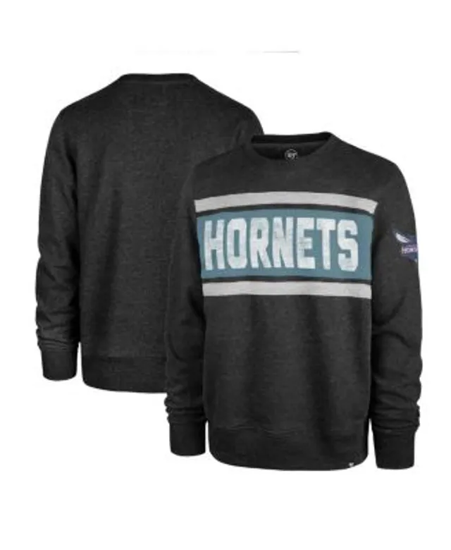 Mitchell & Ness Men's Charlotte Hornets Black Pull Over Fleece