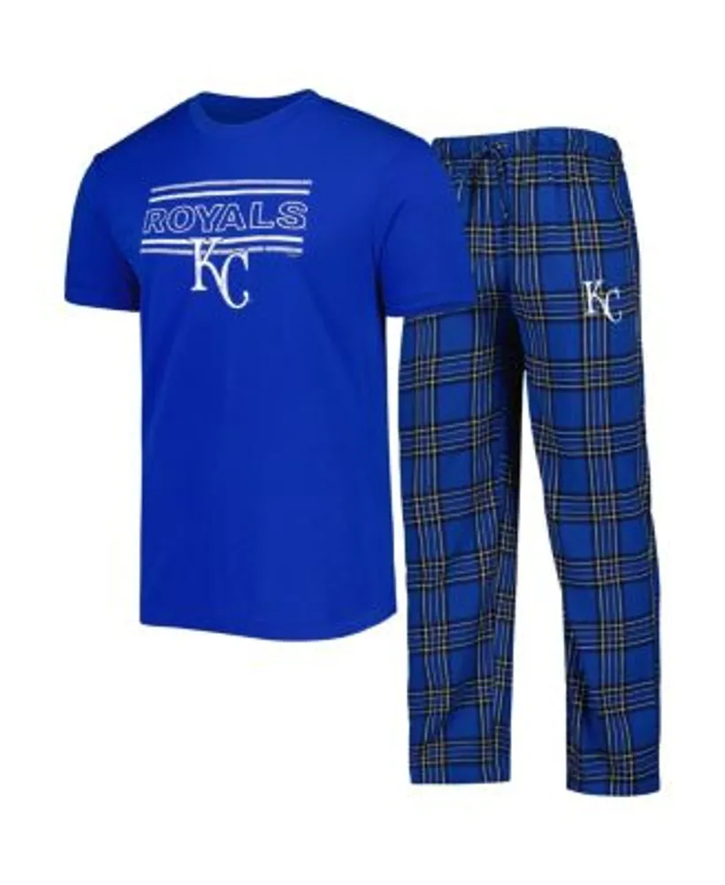 Concepts Sport New York Mets Royal/Orange Badge T-Shirt & Pants Sleep Set