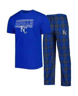 CONCEPTS SPORT Women's Concepts Sport Royal Buffalo Bills Plus Size Badge  T-Shirt & Flannel Pants Sleep Set