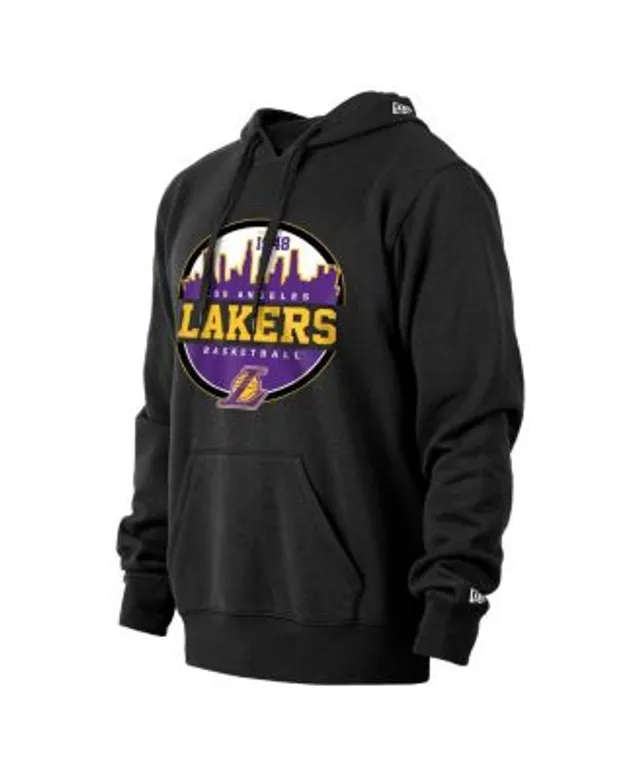 Fanatics Men's Branded Heathered Gray Los Angeles Lakers Off The Bench  Color Block Pullover Hoodie - Macy's