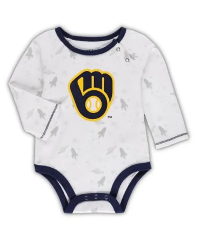 Outerstuff Newborn and Infant Boys Girls Navy Seattle Mariners Primary Team  Logo Bodysuit