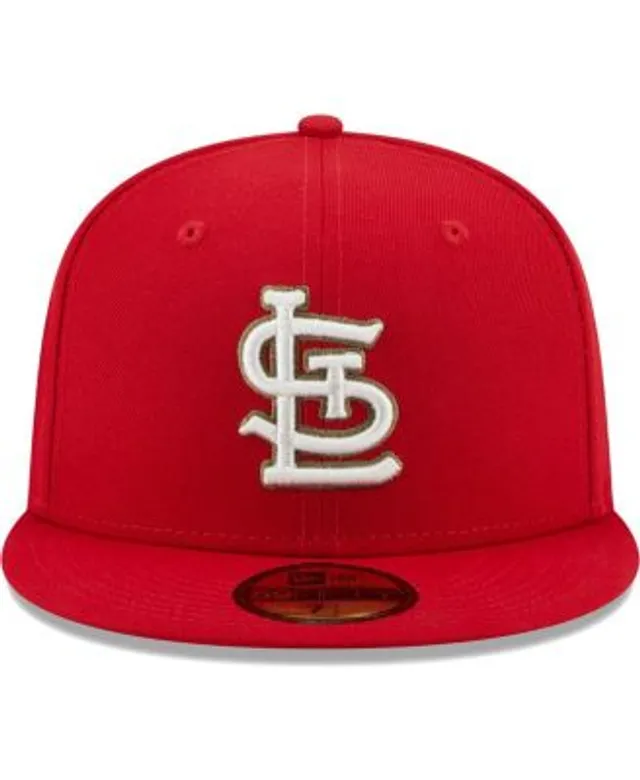 St. Louis Cardinals New Era Red 25th Anniversary Spring Training Botanical  59FIFTY Fitted Hat