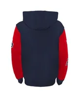 Youth Navy Boston Red Sox Poster Board Full-Zip Hoodie