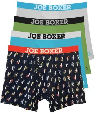 Joe Boxer 2-Piece Black/Gray Moisture Wicking Jogger Set