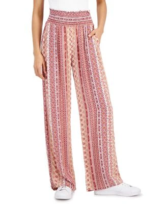 Juniors' Full Length Wide-Leg Pants