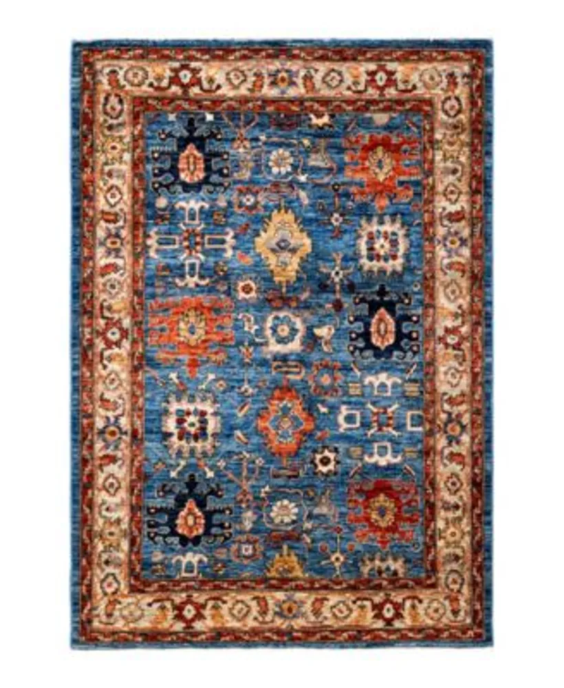 Hand Knotted Wool Area Rug Serapi Tribal Area Rug 6' 0 x 8' 5