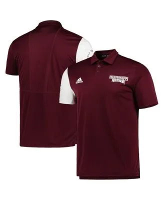 Bulldogs, Mississippi State Adidas V-Neck Baseball Jersey