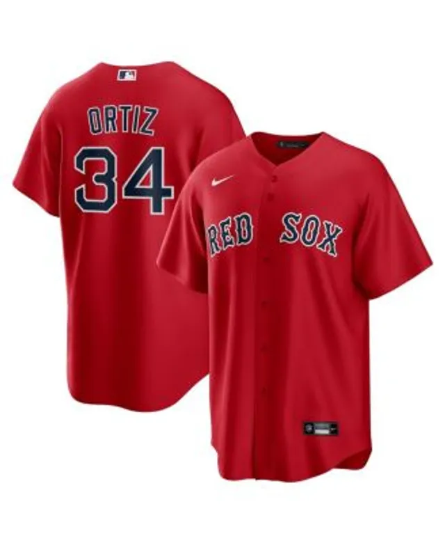 Men's Boston Red Sox David Ortiz Nike Gray Road Replica Player Jersey