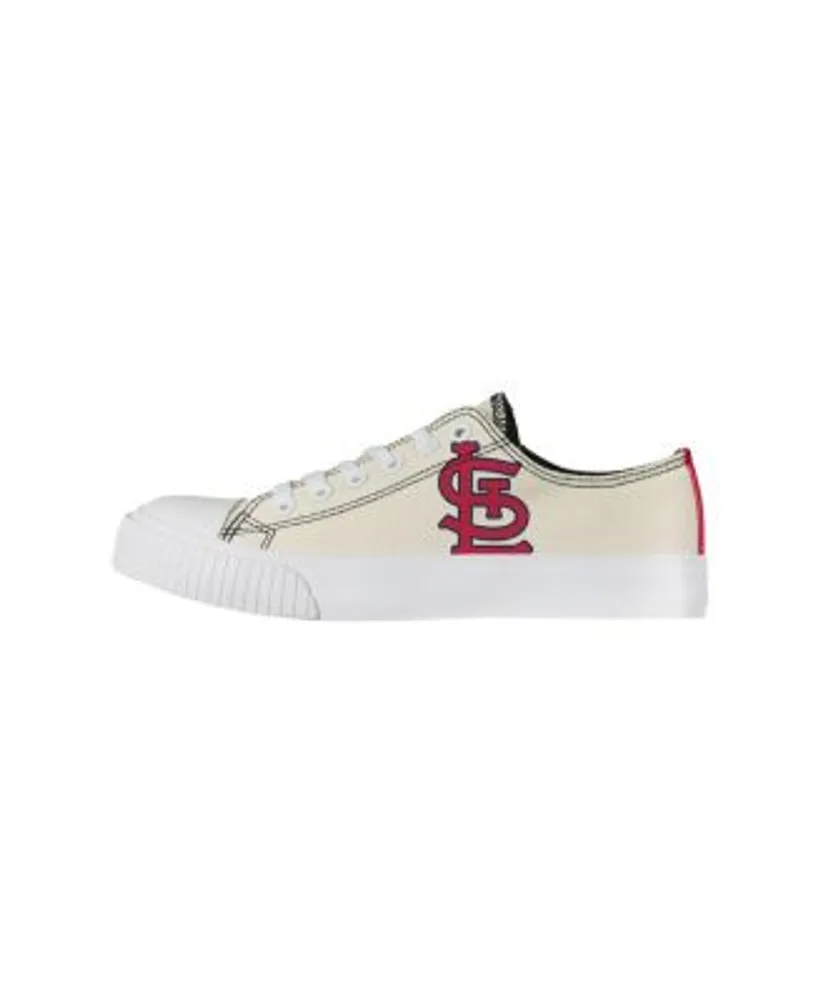FOCO Women's Cream St. Louis Cardinals Low Top Canvas Shoes