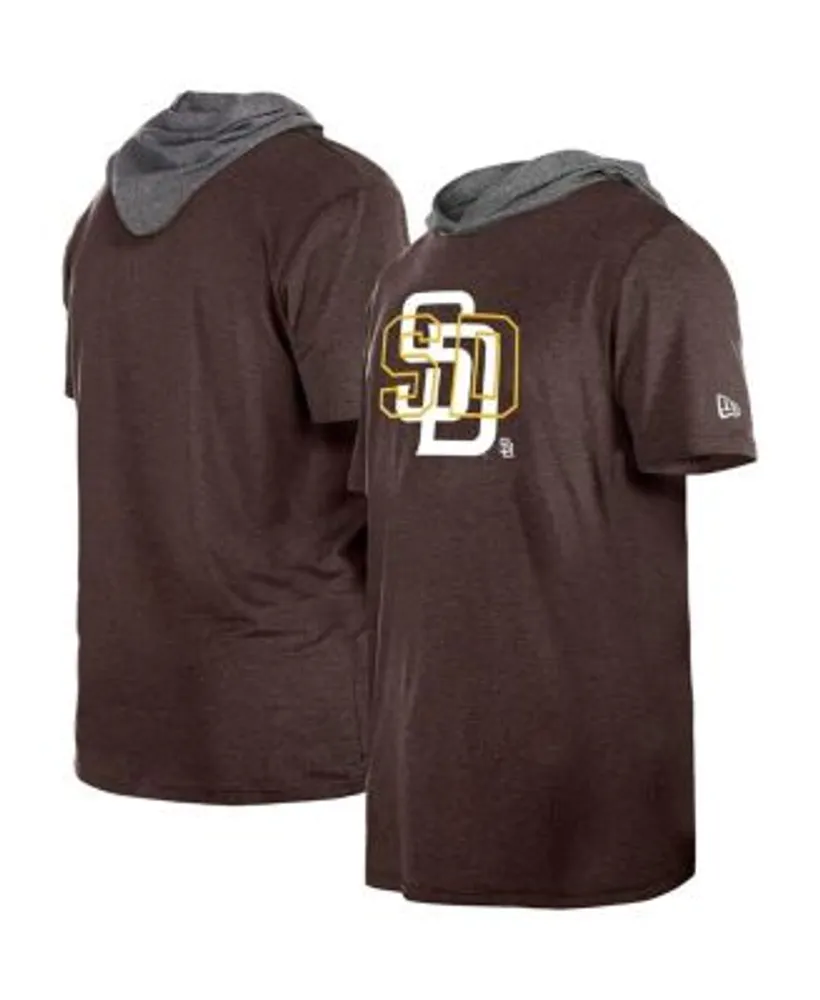 New Era Men's Brown San Diego Padres Team Hoodie T-shirt