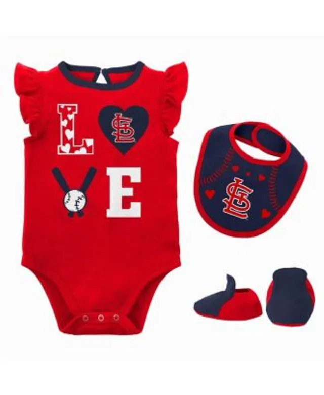 Newborn & Infant Red/Gold Kansas City Chiefs Little Champ Three-Piece  Bodysuit Bib & Booties Set