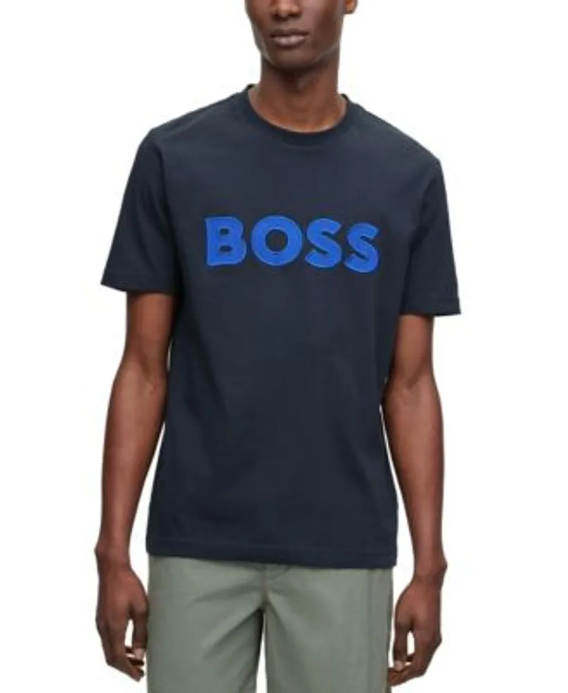 Hugo Boss BOSS Cotton-Jersey Logo Applique Regular-Fit T-shirt Dulles Town Center