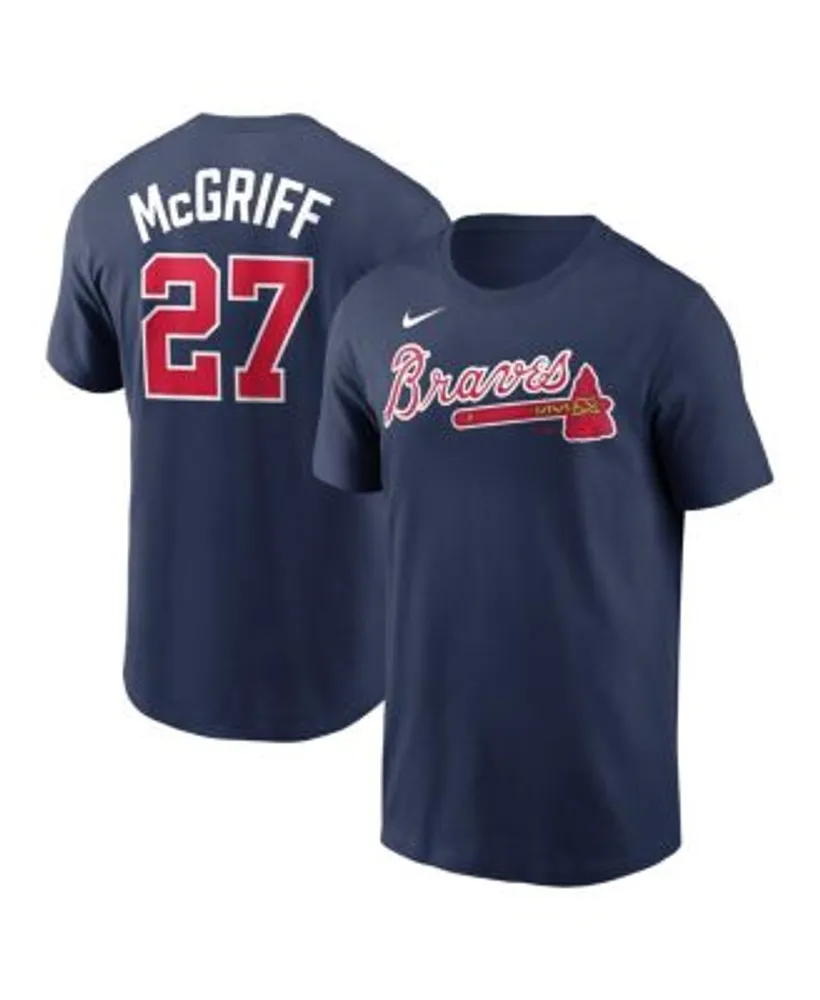 Nike Men's Fred McGriff Navy Atlanta Braves Name and Number T