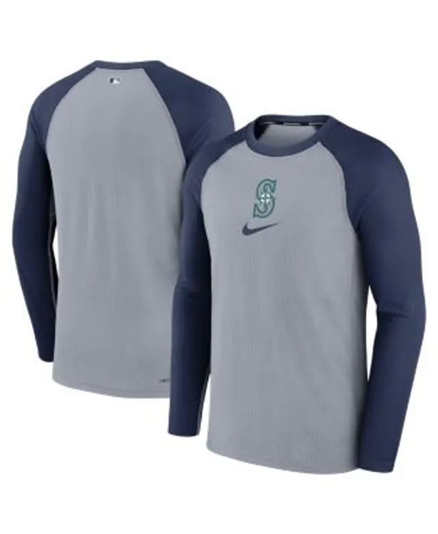 Nike / Youth Boys' Seattle Mariners Blue Authentic Collection Dri-FIT  Legend Long Sleeve T-Shirt