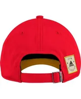 Adidas Men's Red Calgary Flames Team Classics Slouch Adjustable Hat